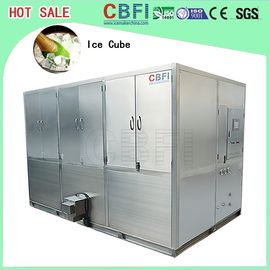 자동 가동 아이스 큐브 기계, 산업 제빙기 매일 수용량 10,000 Kg