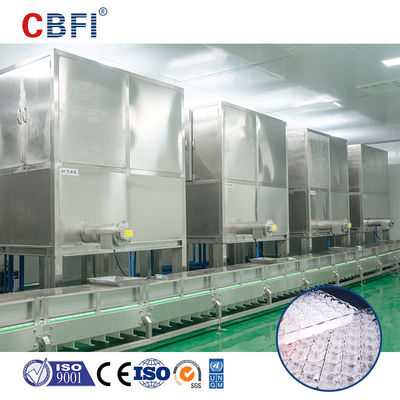 스테인레스 스틸 얼음 큐브 기계 산업 큐브 얼음 생산 공장