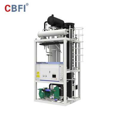 CBFI 프레온 30 톤 단단한 플랫 컷은 아이스 튜브 제조사 기계 완전 자동을 마칩니다