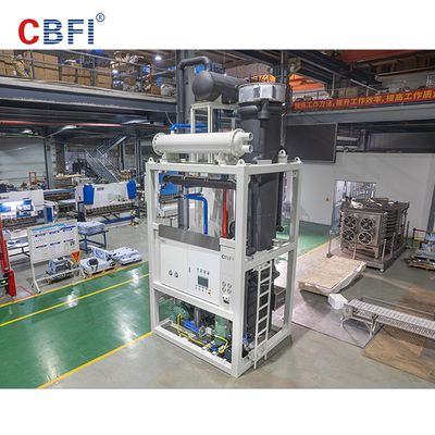 CBFI 5 10 15 20 25 30 톤 튜브 얼음 만드는 기계 자동 산업용 얼음 만드는 기계