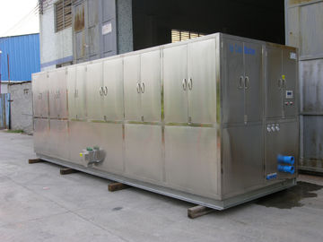 R404a 냉각제 대중음식점, 슈퍼마켓을 위한 10 톤 아이스 큐브 기계