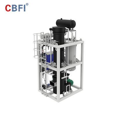 CBFI 물 냉각 시멘스 체계를 가진 1 톤 얼음 관 기계