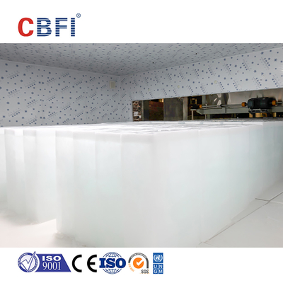 Stainless Steel Direct Cooling Ice Block Machine CE/ISO Certificate PLC Controlled 3-200ton/day Capacity